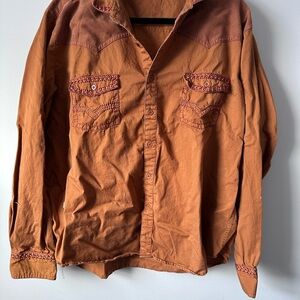 Women’s Western embroidered  Button-Up Shirt